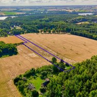 Duża działka budowlana w Dźwiersznie Małym - Gmina Łobżenica