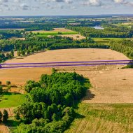 Duża działka budowlana o pow. 7704 m2 w Dźwiersznie Małym - Gmina Łobżenica